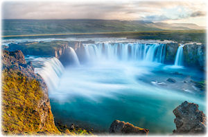 Große Wasserfälle.