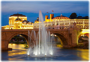 Eine Aufnahme der alten Steinbrücke.