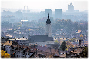 Aufnahme von Belgrad.